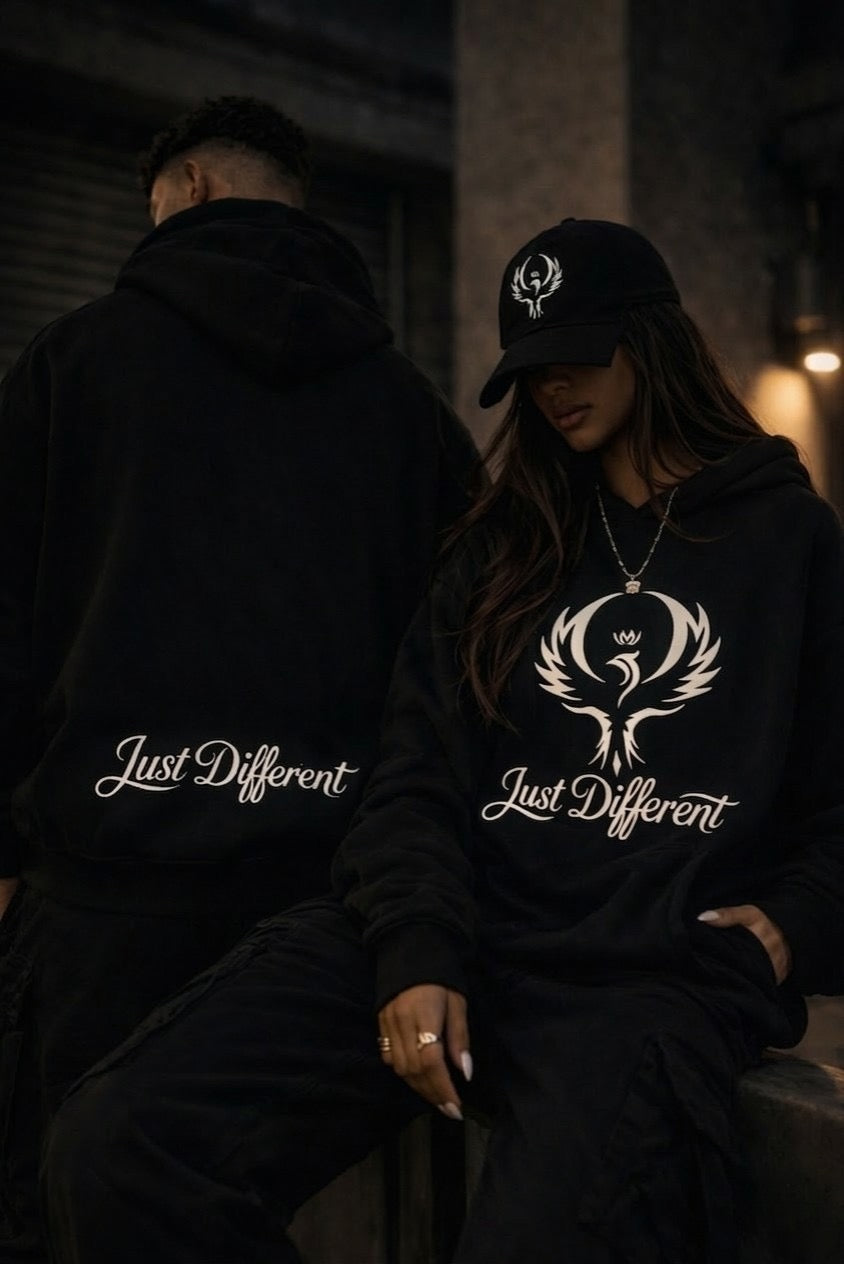 Just Different Signature Hoodie Black