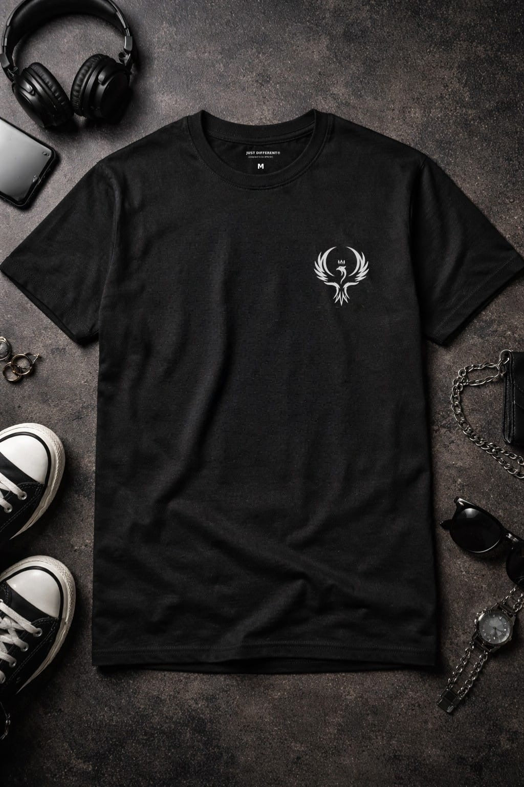 Just Different Essential T-Shirt  Black