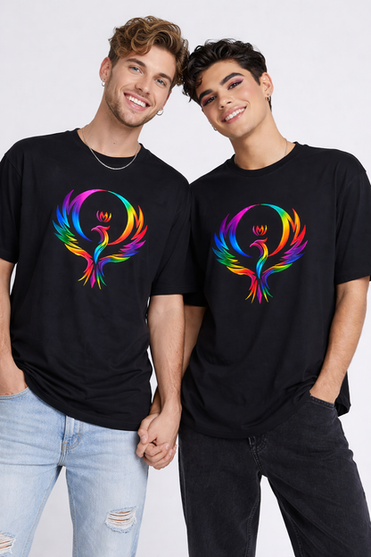Just Different Rainbow T-Shirt Oversized Fit