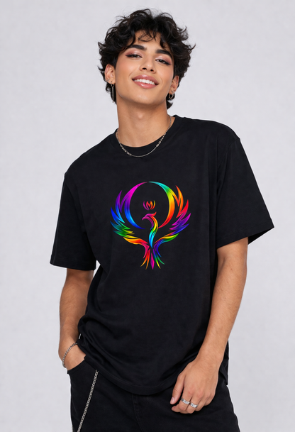 Just Different Rainbow T-Shirt Oversized Fit