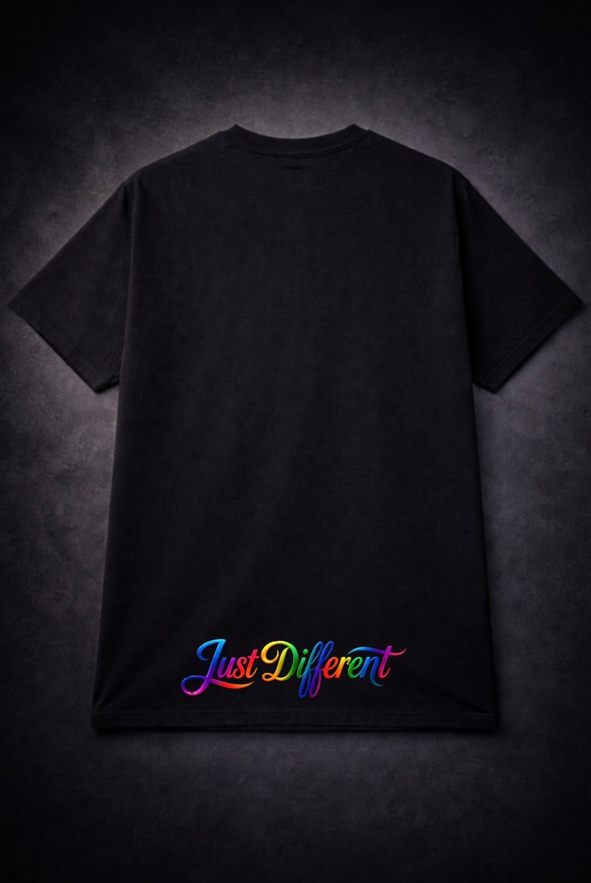 Just Different Rainbow T-Shirt Oversized Fit