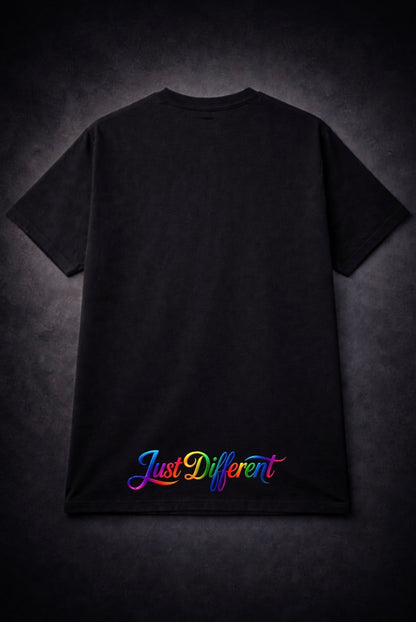 Just Different Rainbow T-Shirt Oversized Fit